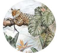 VINILIKO Design | Set de 4 Individuales de Mesa de Vinilo Namibia diámetro 40 cm - Pack de 4, Salvamantel, Impermeable, Lavable, Antimanchas, Antideslizante