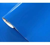 Vinilo Adhesivo Azul Brillo 60x300 cm Para Muebles Cocina Paredes Ventanas Manualidades Papel Adhesivo Decorativo (60x300 cm, Azul)