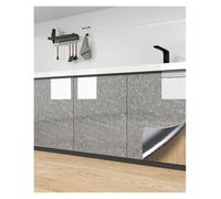 Vinilo Adhesivo Cocina Papel pintado impermeable de mármol 80cm for gabinetes cocina decoración baño lámina autoadhesiva renovación(Color 610,0.6M X 5M)