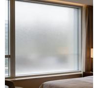 Vinilo Adhesivo Cristal 50 x 160 cm, Electricida Estática, Decorativa, Anti Sol, Control de Calor y Anti UV, Protector Solar Privacidad, para Dormitorio Oficinas, Mate Puro