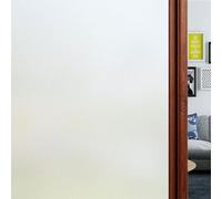 Vinilo Adhesivo Cristal 60 x 240 cm Película Decorativa Opaca Autoadhesiva Lámina Privacidad Ventana para Dormitorio Sala Comedor, Mate Puro