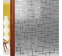 Vinilo Adhesivo Cristal 85 x 190 cm Efecto Esmerilado, Anti-UV, Privacidad Vinilo para Ventana Privacidad para Dormitorio Sala Comedor, Estrella