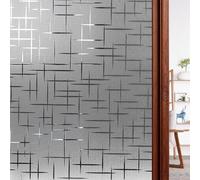 Vinilo Adhesivo Cristal 90 x 420 cm Efecto Esmerilado, Anti-UV, Privacidad Vinilo para Ventana Privacidad para Mampara de Ducha Baño, Estrella
