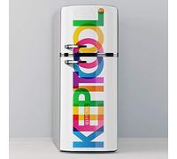 Vinilo Adhesivo Decorativo para Nevera, Especial Libre De Burbujas, Keep it Cool (70x200cm)