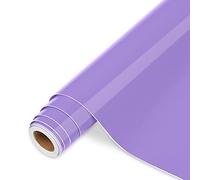 Vinilo Adhesivo Morado - 30,5 cm x 366 cm de Vinilo Permanente Morado Brillante para Silhouette Cameo, la mayoría de las máquinas de corte