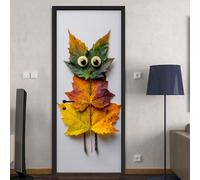 Vinilo Adhesivo Muebles Animales De Hoja De Arce Papel Adesivos Decorativos Muebles PVC Vinilos para Puertas Impermeable Autoadhesivo Extraíble Hogar Deco Pegatinas para Puertas 2x44x200cm