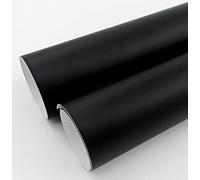 Vinilo Adhesivo Negro Mate 2ud de 60x300 cm para Cocina Muebles Paredes Ventanas Manualidades Film Impermeable Decorativo (2ud 60x300 cm, Negro Mate)