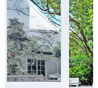 Vinilo Adhesivo para Cristales Efecto Espejo. Lámina Protección Solar de Ventanas. Pegatina Oscura para Vidrios. Polarizado Doméstico Unidireccional. Uso Doméstico y Profesional. 50x300 CM