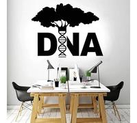 Vinilo ADN Grabado de pared de árbol Decoración del aula escolar Pegatina interior interior del hogar Mural Investigación artística Pegatina de pared декор для комнаты 56x42cm