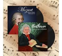 Vinilo Beethoven: Obras maestras del piano clásico - Vinilo Mozart: Obras maestras de la música clásica