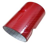 Vinilo Coche Adhesivo de vinilo negro mate for coche, película fibra carbono 3D 4D 5D, lámina for envolver el , funda for portátil, for teléfono, películas decorativas(6D Carbon Fiber Red,30x152cm)