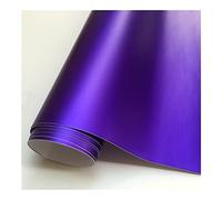 Vinilo Coche Múltiples Colores Azul Rojo Oro Verde Morado Mate Mate Cromo Cromo Envoltura de Auto Envoltura Pegatina calcomanía Burbujas de Envoltura de Burbujas Vinilo Fibra Carbono (Color : Purple