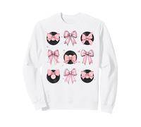 Vinilo Collector Record Girl Pink Coquette Bow Sudadera