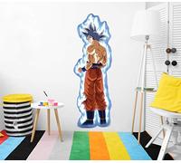 Vinilo de Pared Tamaño Real Dragon Ball Super Goku Ultra Instinto Producto Oficial | 37x110 cm |Vinilo para Paredes | Producto Original | Vinilo Adhesivo | Mural | Decoración Hogar | DBS