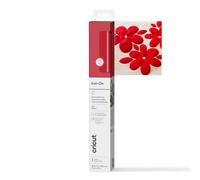 Vinilo de transferencia térmica Cricut Puff Iron-On rojo reflectante 305 mm