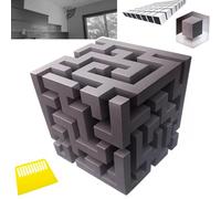 Vinilo Decorativo 3D Para Pared Con Efecto De Ilusión óptica, Esquinas Imposibles: Arte Mural Que Transforma La Realidad, Grande, Removible, Autoadhesivo, Paneles Decorativos Modernos(Pathless)