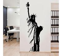 Vinilo decorativo de pared de gran tamaño, estatua de la libertad de Nueva York, Estados Unidos, decoración del hogar, sala de estar, dormitorio, 42 x 120 cm