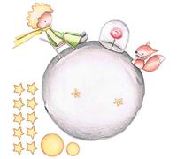 Vinilo Decorativo Infantil de Pared El Principito con Efecto Lapiz - Autoadhesivo de fácil colocación - Habitación Infantil - 88x90 (90, 88)