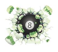 Vinilo decorativo para pared de baloncesto, vinilos decorativos para pared con pelotas deportivas | Adhesivo de innovador de fútbol, baloncesto,Pegatinas de para niños, decoración auto