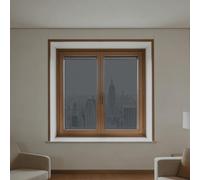 Vinilo Espejo para Ventanas 100 x 300 cm Privacidad Protege del Sol Lámina de Espejo para Ventana Protección Visual para Hogar, Oficina, Gris Plata
