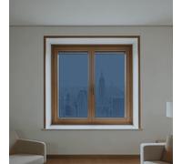 Vinilo Espejo para Ventanas 60 x 190 cm Privacidad Protege del Sol Lámina de Espejo para Ventana Protección Visual para Hogar, Oficina, Azul Plata