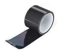 Vinilo Fibra Carbonícula Protectora de Fibra de Carbono Negra Protector de Borde de Puerta de Coche Adhesivo Antiarañazos 3Cm X 3 Metros (7CM * 3M)