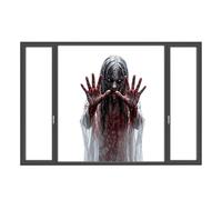 Vinilo Halloween Ventana Calcomanías Terror Autoadhesivas Espejos