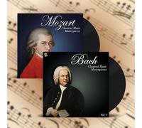 Vinilo Johann Sebastian Bach: Obras maestras de la música clásica - Vinilo Wolfgang Amadeus Mozart: Obras maestras de la música clásica