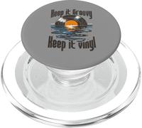 Vinilo Keep It Groovy Keep It Retro PopSockets PopGrip para MagSafe
