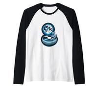 Vinilo Luna Sonido Cósmico Camiseta Manga Raglan