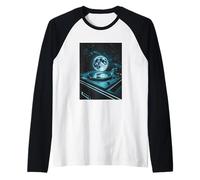 Vinilo Luna Sonido Cósmico Camiseta Manga Raglan