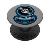 Vinilo Luna Sonido Cósmico PopSockets PopGrip Adhesivo