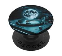 Vinilo Luna Sonido Cósmico PopSockets PopGrip Adhesivo