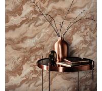 Vinilo Mármol Pintado Mocha / Oro Rosa Mystic Spell 10447-13 Elle Decoración