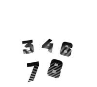 Vinilo número pegatinas 3PC Number Stickers Waterproof for DIY Fuel Tank Helmet Vinyl Decals(HSSZ-Number 5)