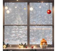 Vinilo Opaco para Cristal 25 x 105 cm, Autoadhesiva sin Pegamento, Calcomanías de Adherencia Estática, Translucido, Decorativos Laminas, para Dormitorio Oficinas, Polígono