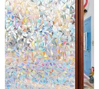 Vinilo Opaco para Ventanas Autoadhesivo Estático 100 x 400 cm Película Decorativa Opaca Autoadhesiva Vinilo para Ventana Privacidad para Dormitorio Sala Comedor, Luna Creciente