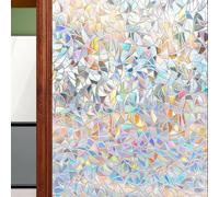 Vinilo Opaco para Ventanas Autoadhesivo Estático 85 x 190 cm Anti UV Electrostaticos Decorativos Película para Ventana Antirreflectante para Oficina, Dormitorio, Baño, Luna Creciente