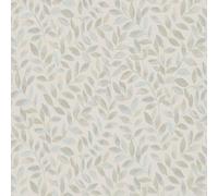 Papel Tapiz Botánico Azul / Natural Erismann Opus Ameroso Hoja Vinilo 10462-02