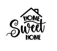 Vinilo para casa Home Sweet Home. Varios modelos y tamaños SRC SugraRacesCustoms (20cm, Forma 1)