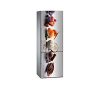 Vinilo para Frigorífico Imitación Óleo Helados 185x70cm | Adhesivo Resistente y Económico | Pegatina Adhesiva Decorativa de Diseño Elegante