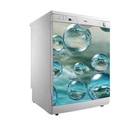 Vinilo para Lavavajillas Burbujas de agua | Varias Medidas 50x65cm | Adhesivo Resistente y de Fácil Aplicación | Pegatina Adhesiva Decorativa de Diseño Elegante