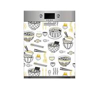 Vinilo para Lavavajillas Comida | Varias Medidas 50x65cm | Adhesivo Resistente y de Fácil Aplicación | Pegatina Adhesiva Decorativa de Diseño Profesional