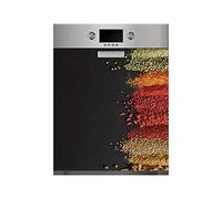 Vinilo para Lavavajillas Imitación Óleo Especias | Varias Medidas 65x75cm | Adhesivo Resistente y de Fácil Aplicación | Pegatina Adhesiva Decorativa de Diseño Profesional