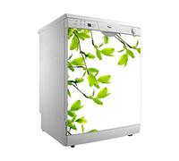 Vinilo para Lavavajillas Rama de almendro | Varias Medidas 65x75cm | Adhesivo Resistente y de Facil Aplicación | Pegatina Adhesiva Decorativa de Diseño Elegante