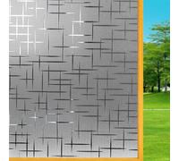 Vinilo para Ventana 105 x 110 cm Vinilo Opaco Electrostática, Anti UV, Película Esmerilado Decorativa Autoadhesivos Ventana para Baño Cocina Oficina, Doji