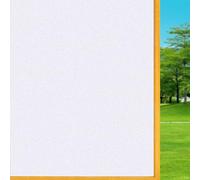 Vinilo para Ventana 105 x 140 cm Vinilo Opaco Electrostática, Anti UV, Película Esmerilado Decorativa Autoadhesivos Ventana para Baño Cocina Oficina, Blanco Mate