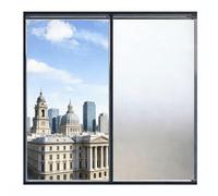 Vinilo para Ventanas 50 x 1000 cm Adhesión Electrostática No Adhesivo Vinilo Ventana Anti UV Vinilos para Cristales Adhesivos para Ducha Hogar Tienda Casa, Gris