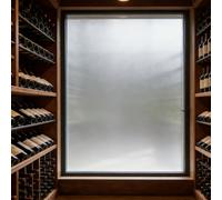 Vinilo para Ventanas Efecto 35 x 105 cm, Ventana Fácilmente Decorativo Reutilizar, Adherencia Decorativos, Vinilo Película Adhesiva Lámina, para Cristal Bano Cocina, Mate Puro