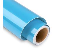 Vinilo permanente azul para Cricut - Rollo de vinilo permanente azul de 12 pulgadas x 5 pies, rollo de vinilo autoadhesivo para exteriores para decoración de fiestas, calcomanía de coche